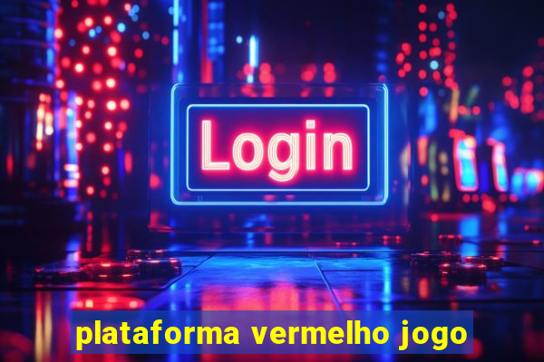 plataforma vermelho jogo